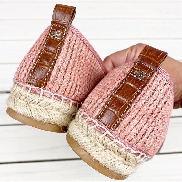 NEW Sam Edelman Khloe Rafia Espadrille Flats - Picture 7 of 9